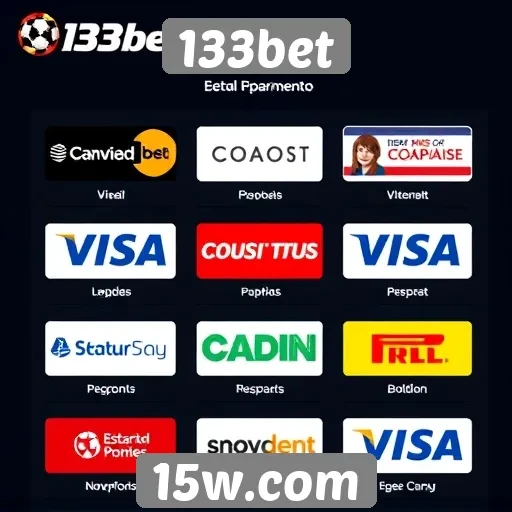 Métodos de pagamento disponíveis no 133bet